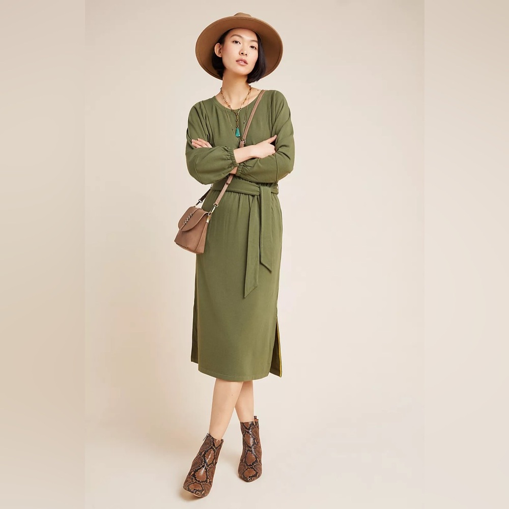 Anthropologie Thalia Midi Dress